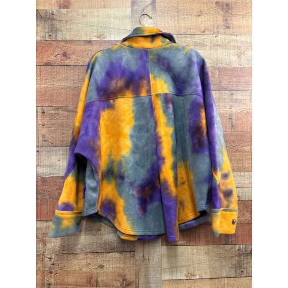 Tie Dye Wool Blend Jacket By Easel Size L NWT - Picture 7 of 9